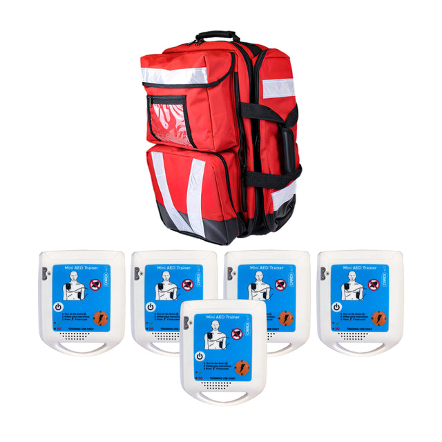 XFT-D0009 5 x AED Trainer Multi Backpack