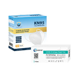 10 KN95 Respirator Masks Plus 5 Rapid Antigen Tests