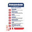 Wallet First Aid Guide Card 9.1 x 5.5cm 250/Pk - Made To Order