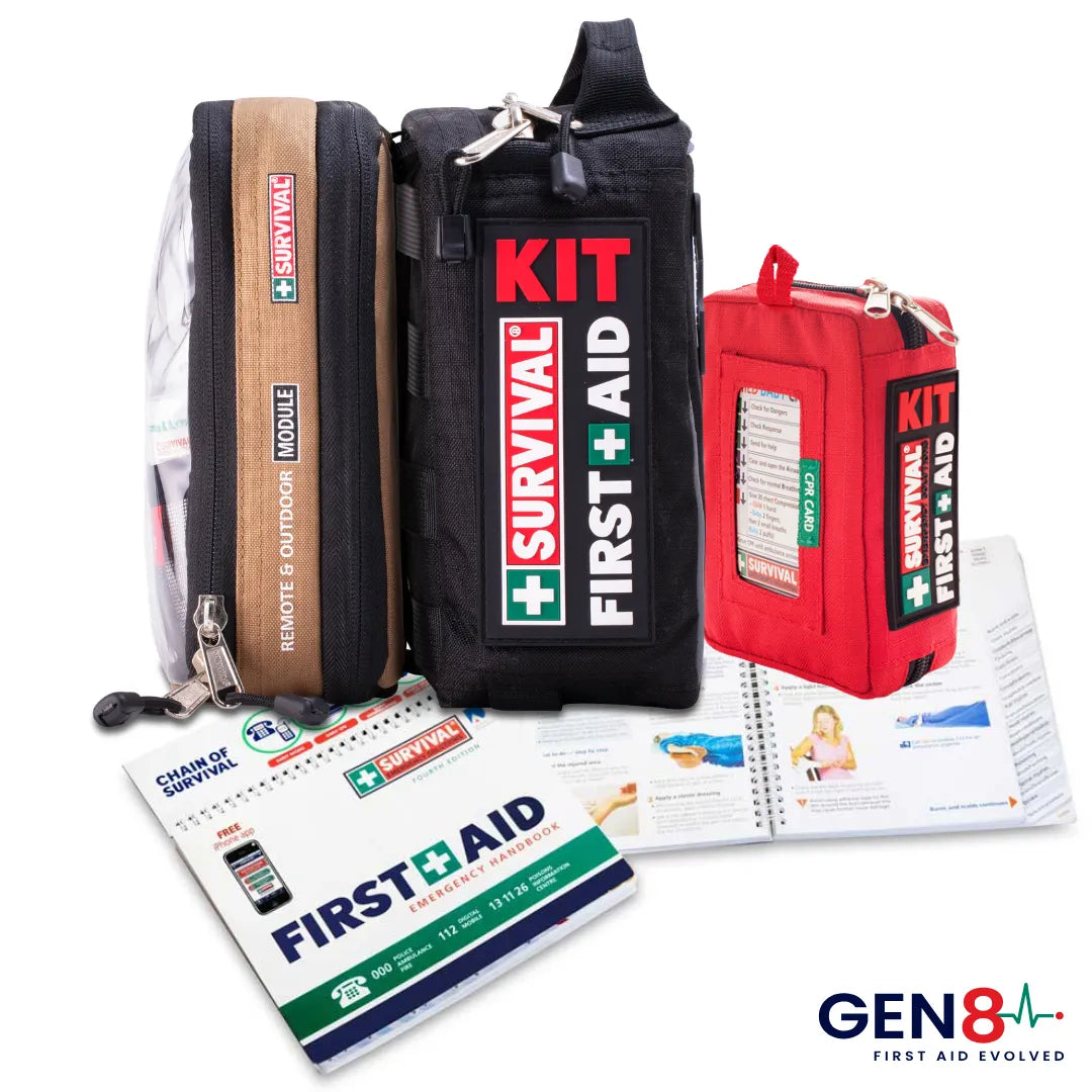 SURVIVAL Camping First Aid Kit Bundle (Gen 8)