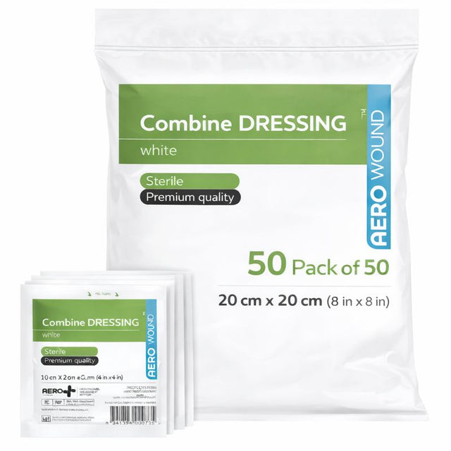 Combine Dressing 20 x 20cm Bag/50