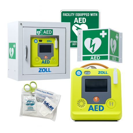 Zoll AED 3 Auto Defibrillator - Cabinet Bundle