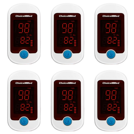 ChoiceMMed Fingertip Pulse Oximeter 6 Pack