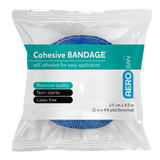 Cohesive Bandages 2.5cm x 4.5M Wrap/12