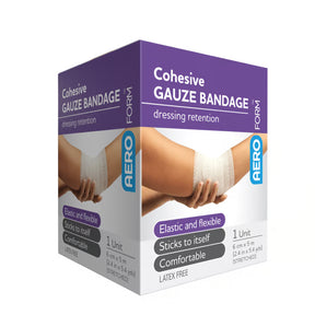 Cohesive Gauze Bandage 6cm x 5M Box/1