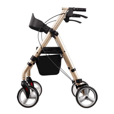 Classic Rollator Mobility Walker Champagne