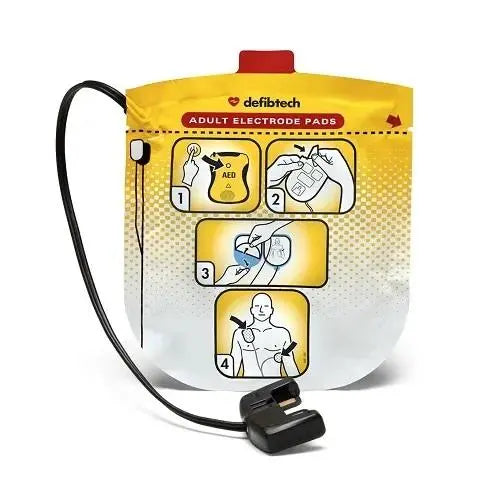 Defibtech Lifeline VIEW Defibrillator Package with Wall Cabinet