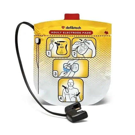 Defibtech Lifeline VIEW Defibrillator Package with Wall Cabinet
