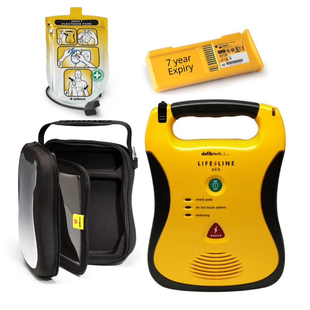 Defibtech Lifeline Fully-Automatic Defibrillator – 7 Year Battery