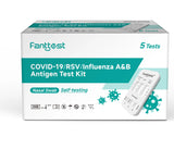 Fanttest 4-in-1 Rapid Antigen Test Kit (Nasal) COVID-19 / RSV / Influenza / A&B