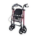 Lightweight Rollator Walker - Red