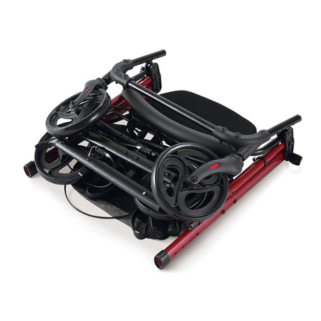 Lightweight Rollator Walker - Red
