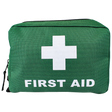 Small Green First Aid Bag 21 x 15 x 7.5cm