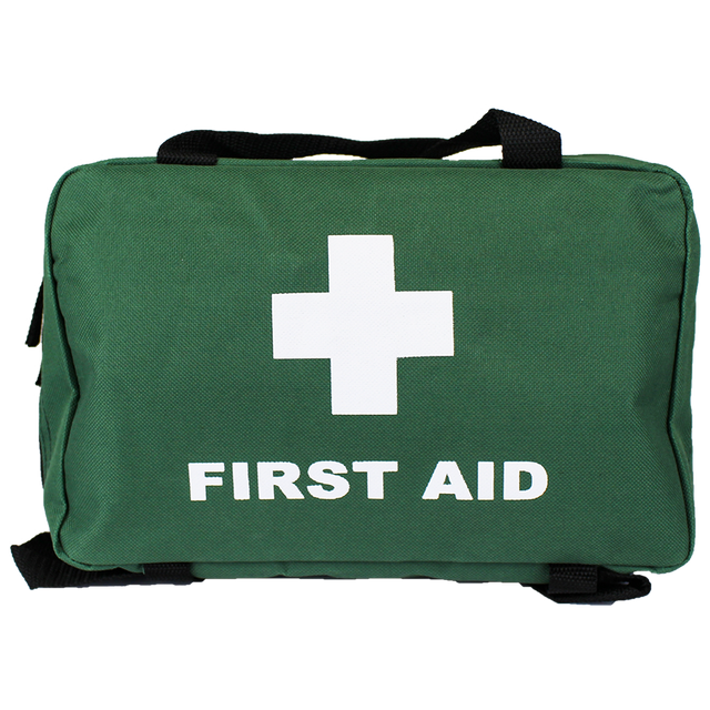 Medium Green First Aid Bag 28 x 17 x 8cm