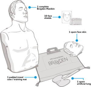BRAYDEN CPR Manikin - Without Lights
