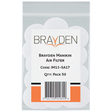 BRAYDEN Manikin Air Filter – Adult Pack/50