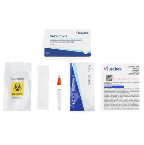 JusChek Saliva Rapid Test Kit – 25 Packs (5 Tests Each)