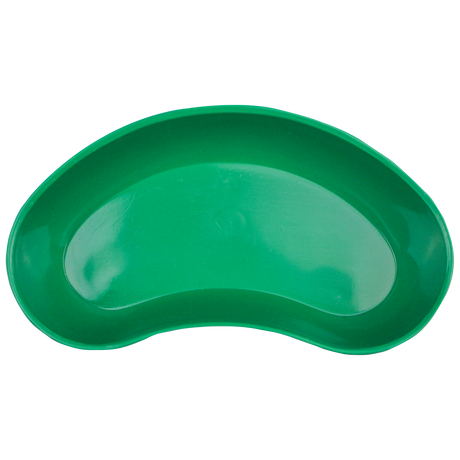 Disposable Green Plastic Kidney Dish 200mL - 5Pk