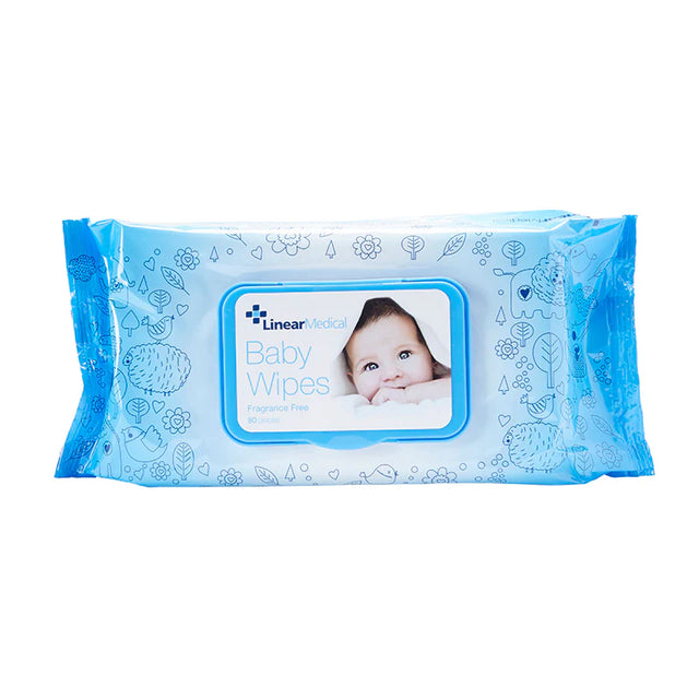 LinarMedical Baby Wipes – Fragrance Free 12 Pack