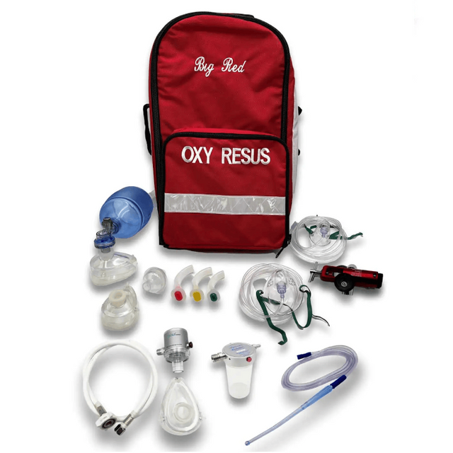 Large Resuscitation Backpack Kit – Red