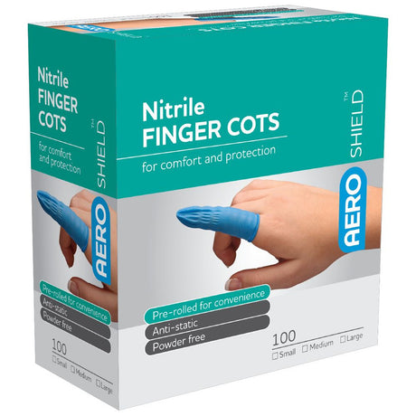 Nitrile Finger Cots Box/100
