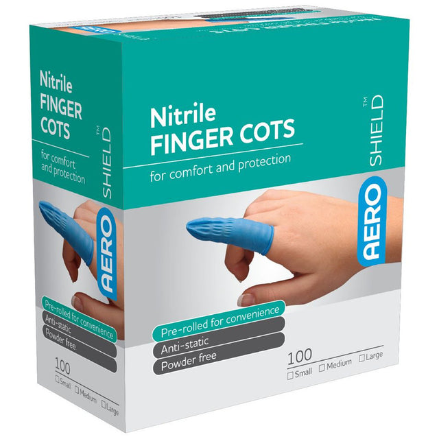 Nitrile Finger Cots Box/100