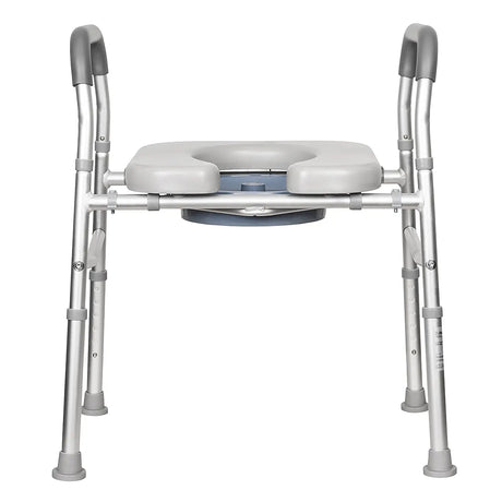Over Toilet Aid with Soft Seat – Adjustable Bathroom Support Frame