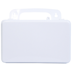 Small White Waterproof Case – 21 x 13 x 7.5 cm (Customisable Stickers, Minimum 50 Units)