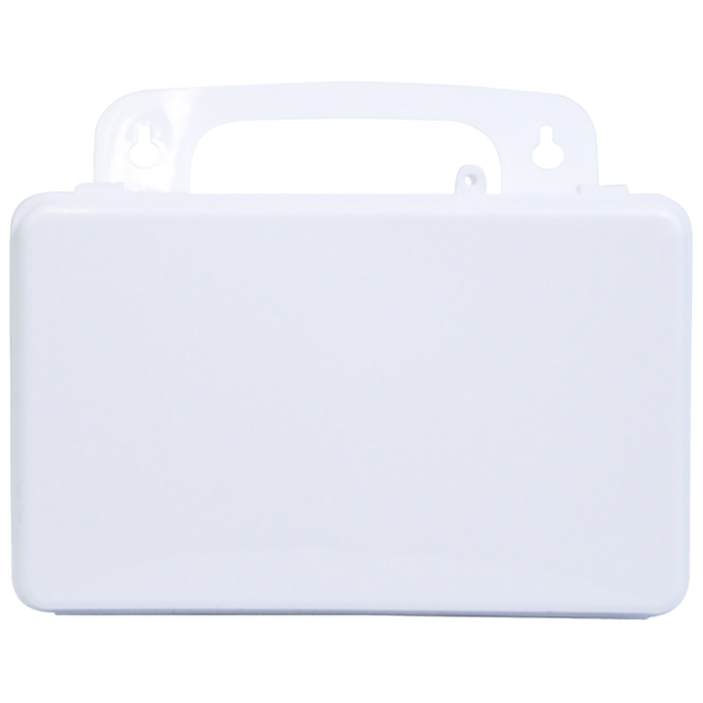 Small White Waterproof Case – 21 x 13 x 7.5 cm (Customisable Stickers, Minimum 50 Units)
