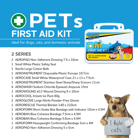 PET Plastic Waterproof First Aid Kit 21 x 7.5 x 13cm