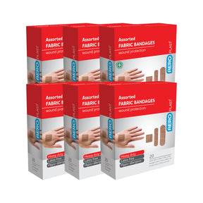 Premium Assorted Fabric Dressings Box/20 - 6 Boxes