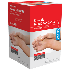 Premium Fabric Knuckle Dressings 7.5 x 3.8cm Box/40