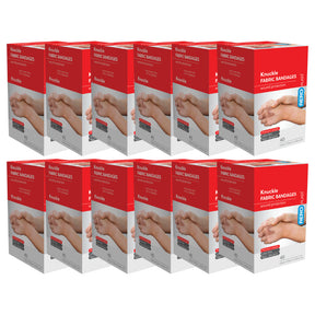 Premium Fabric Knuckle Dressings 7.5 x 3.8cm Box/40 12/Pks