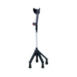 Rebotec Quadro - Quad Forearm Crutch - Black, Single