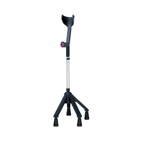 Rebotec Quadro - Quad Forearm Crutch - Black, Single