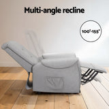 Artiss Lift Recliner Chair 155° - Grey