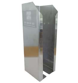 C Size Cylinder Holder - Stainless Steel