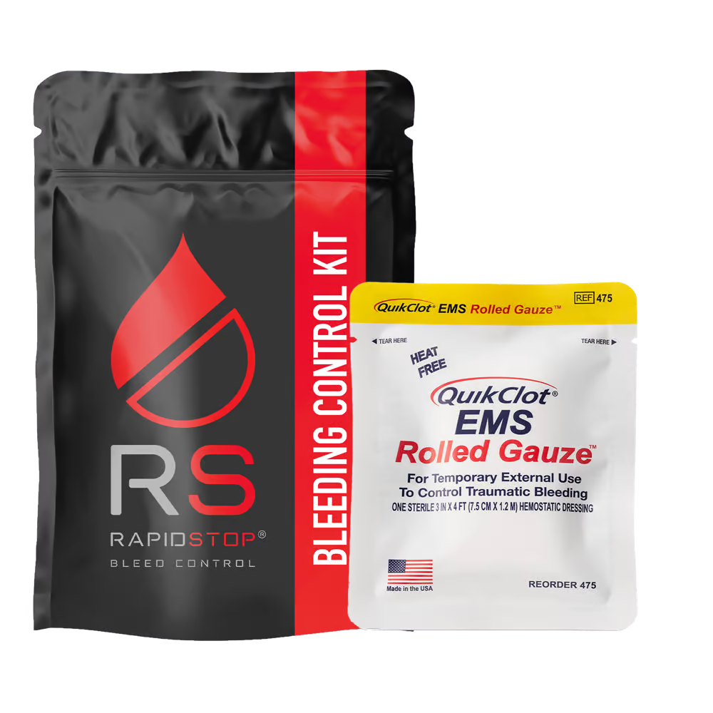 RapidStop Small Bleeding Control Kit – Plastic Pouch