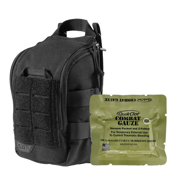 Tactical Bleeding Control Kits With QuickClot – Medium