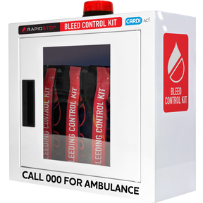 RapidStop Bleeding Control Cabinet 17.3 × 26.4 × 6.4 cm
