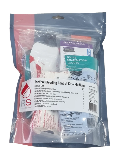 RapidStop Bleeding Control Kit – Plastic Pouch