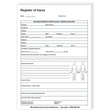 Register of Injuries Duplicate Pad (25 pages)