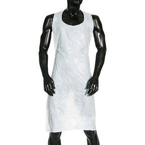 White Aprons Disposable 100/Pk