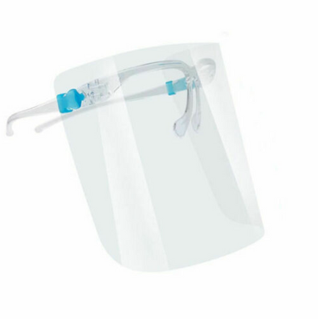 Reusable Medical Face Shield & Glasses - Clear