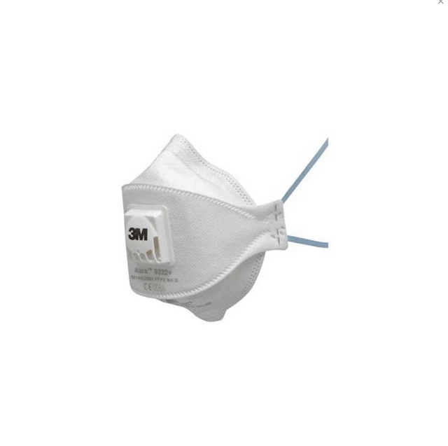 3M 9322A Respirator Face Mask 10/Pk