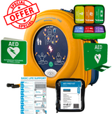Heartsine 350P Semi Automatic AED First aid Kit Bundle