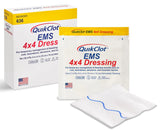 QUIKCLOT Haemostatic EMS Dressing 10 x 10cm Box/10