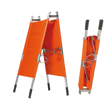 Alloy Single-Fold Emergency Pole Stretcher (folds width ways)