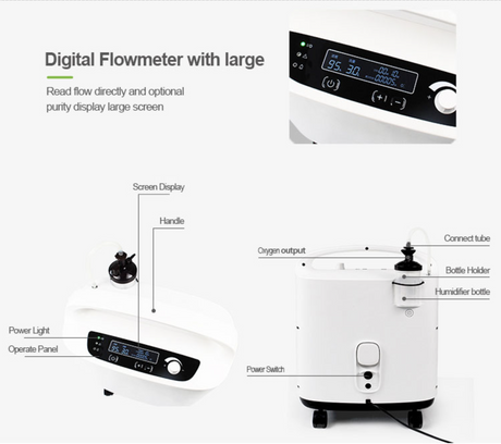 DJMed 5L Oxygen Concentrator
