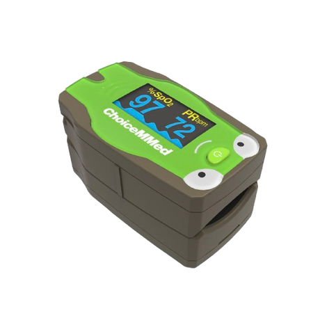 ChoiceMMed Paediatric Fingertip Pulse Oximeter - Frog